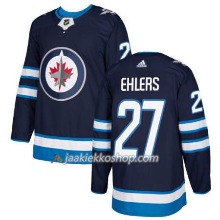 Miehille NHL Winnipeg Jets Pelipaita Nikolaj Ehlers 27 Adidas 2017-2018 Laivastonsininen Authentic